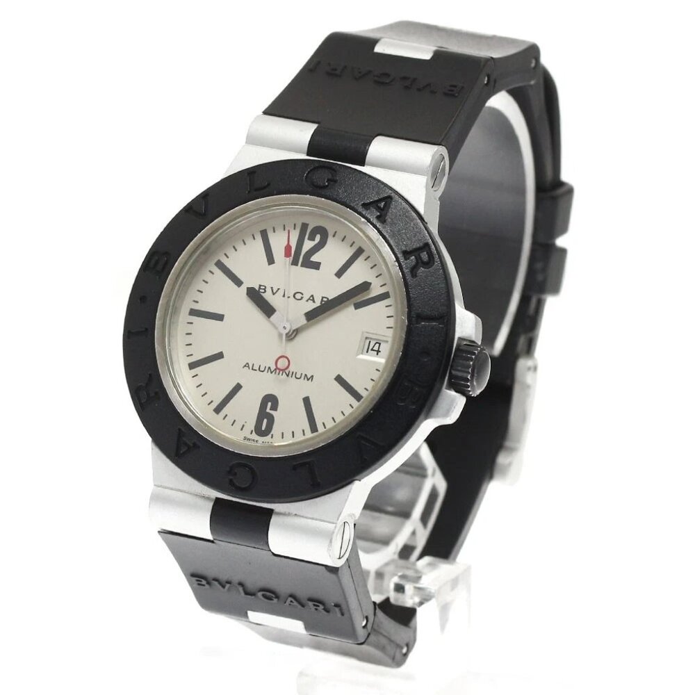 BVLGARI aluminum AL38A Date Silver Dial Automatic Men's Watch_894708 - Picture 1 of 6